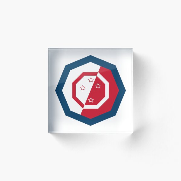 New Zealand Octagonal Logo Acrylic Block