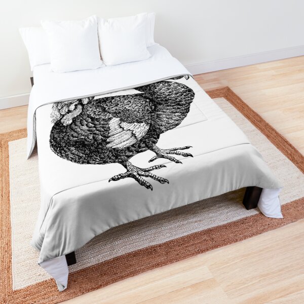 Mr Dodo | Vintage Dodos | Black and White | Comforter