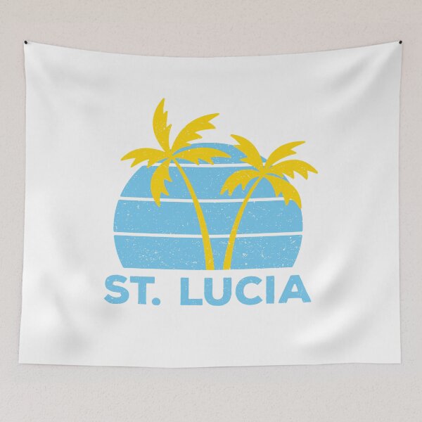 Item preview, St Lucia Retro designed and sold by teesaurus.