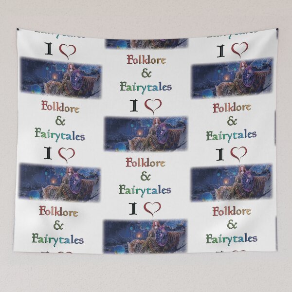 Item preview, I LOVE FOLKLORE & FAIRY TALES designed and sold by johndhalsted.