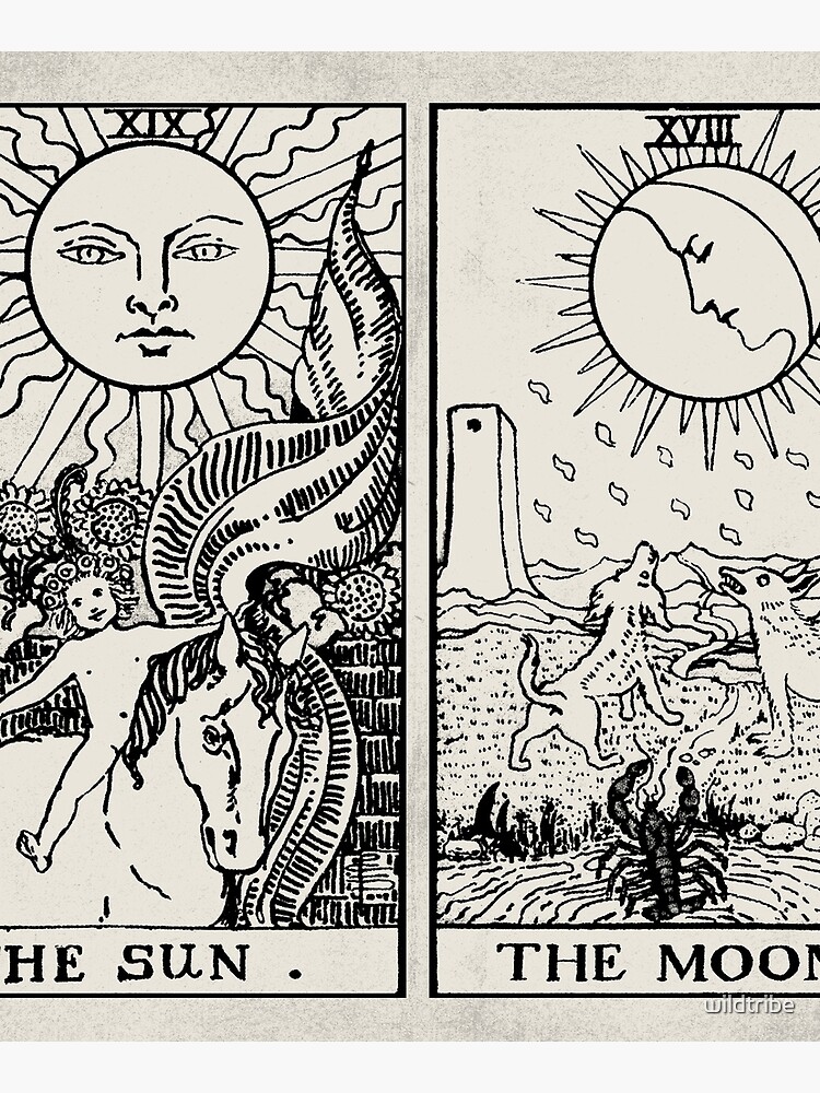 The Sun and Moon Tarot Cards by wildtribe