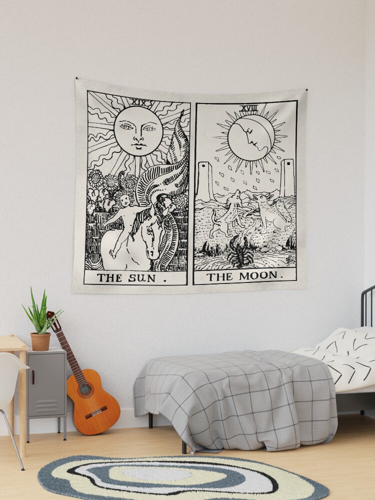 The sun tarot online card tapestry