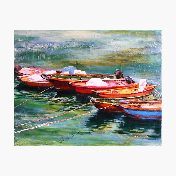 Boat series - Good companions Photographic Print
