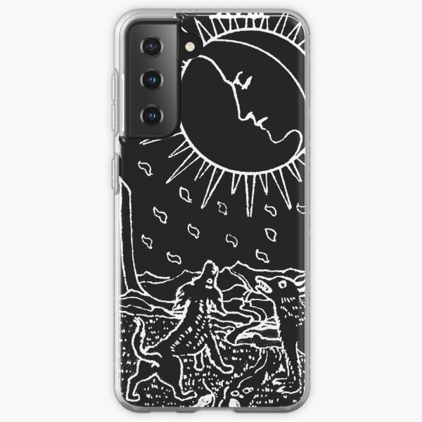 The Sun and Moon Tarot Cards | Pearl & Obsidian Samsung Galaxy Soft Case