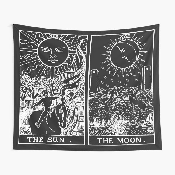 Discover The Sun and Moon Tarot Cards | Pearl & Obsidian | Tapestry
