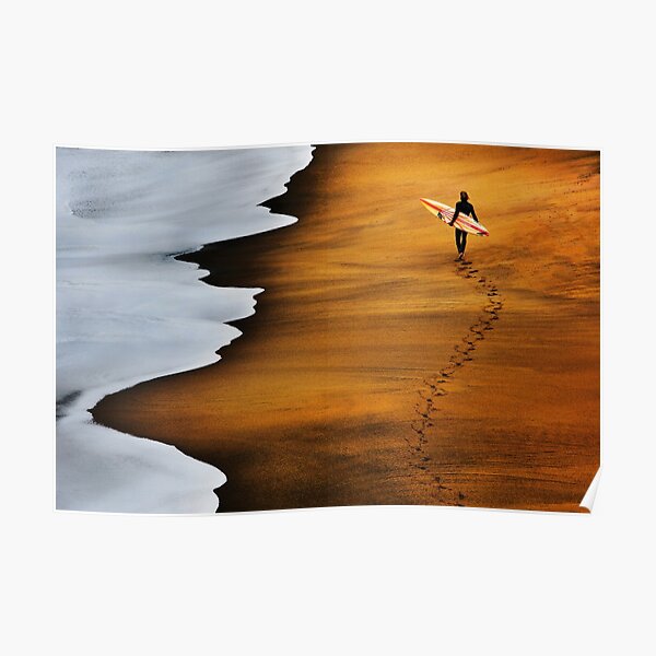 Bells beach surfer Poster
