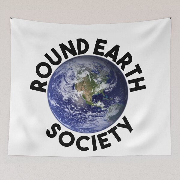 Item preview, Round Earth Society designed and sold by Lemon  Merch.
