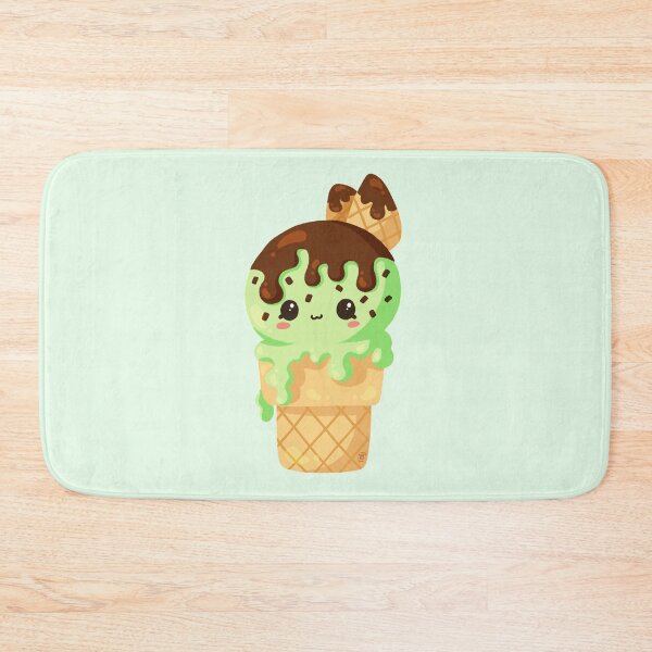 Item preview, Kawaii Mint Chip Ice Cream designed and sold by heysoleilart.