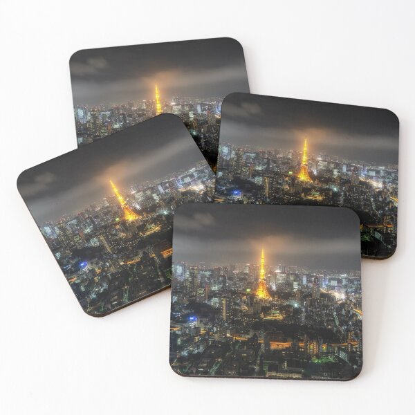 Item preview, Tokyo tower night view designed and sold by aaronchoi.