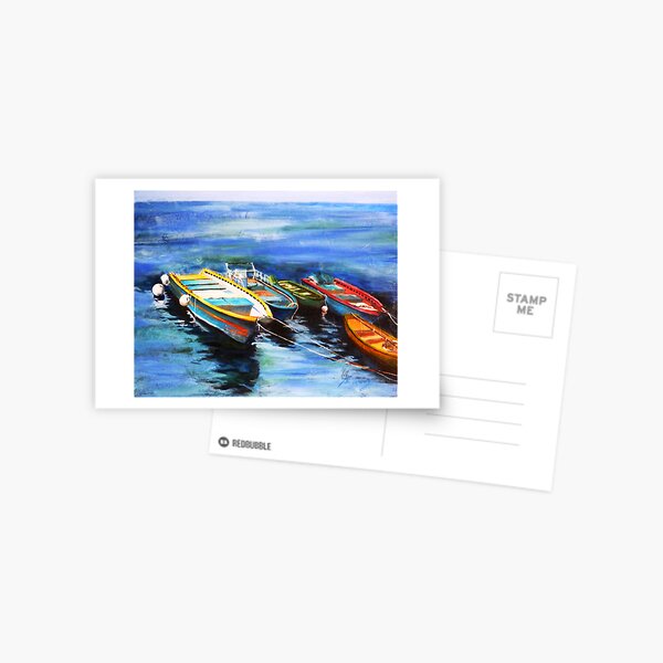 Boat series - Family Postcard
