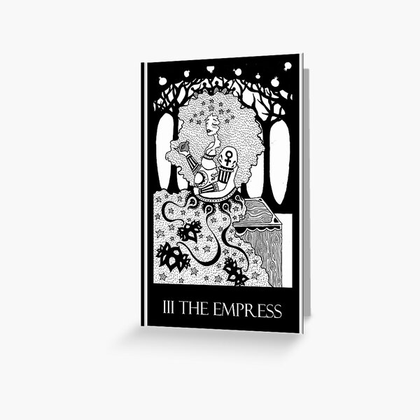 The Empress (card form) Greeting Card