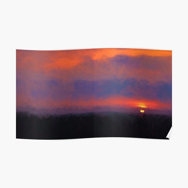 The Colors of Sunset and my Heart Poster