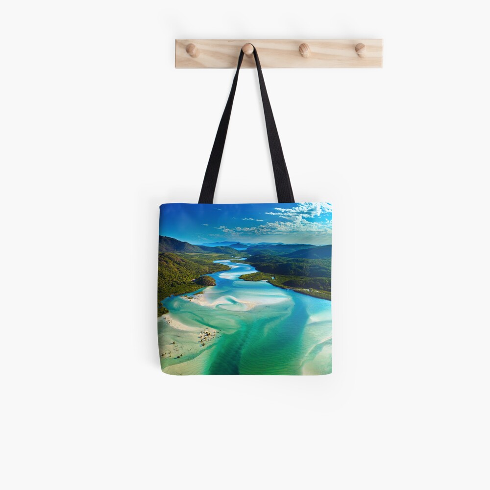 The Hill Inlet, Whitsundays Tote Bag