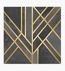 Art Deco Geometry 1 Photographic Print
