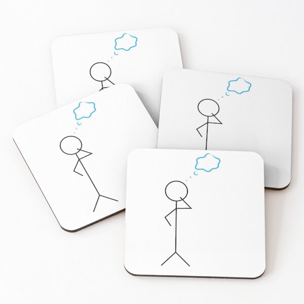 Item preview, Thinking stickman designed and sold by sigdesign.