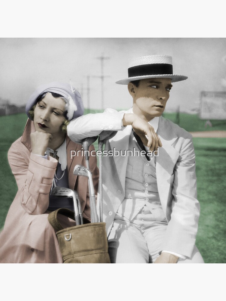 "Film legend Buster Keaton" Clock for Sale by princessbunhead Redbubble