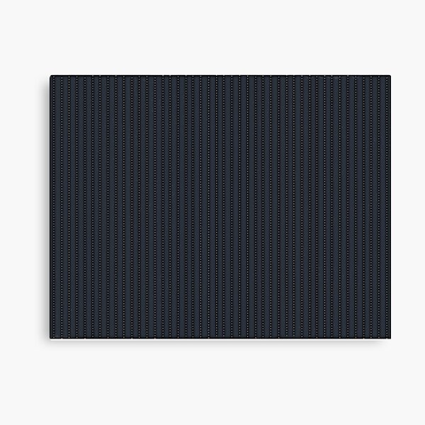 Grey Pinstripe pattern Canvas Print
