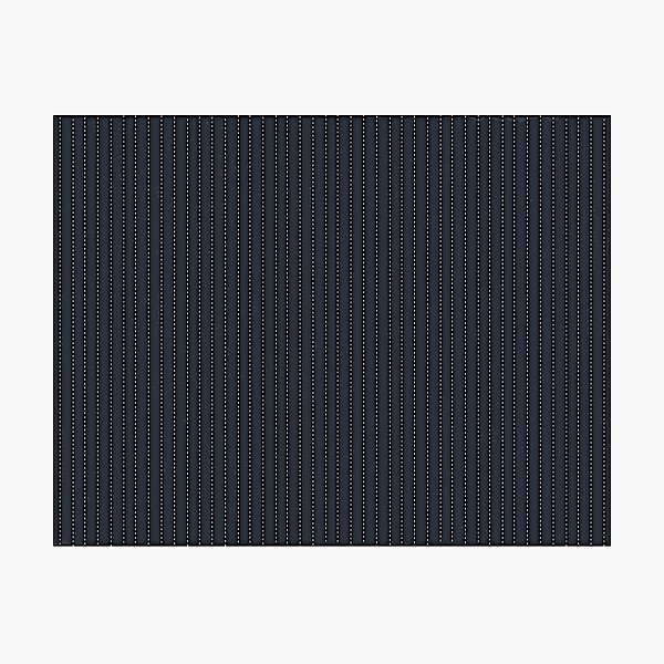 Grey Pinstripe pattern Photographic Print