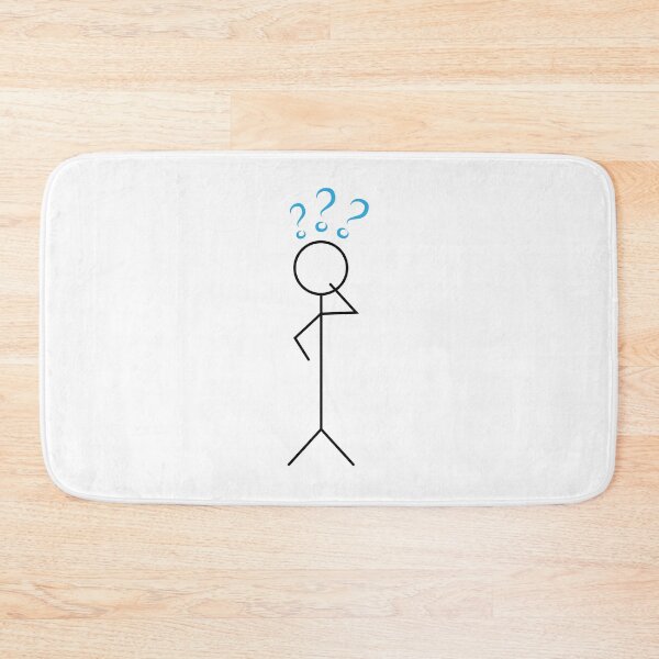 Item preview, Stick figure with question marks designed and sold by sigdesign.