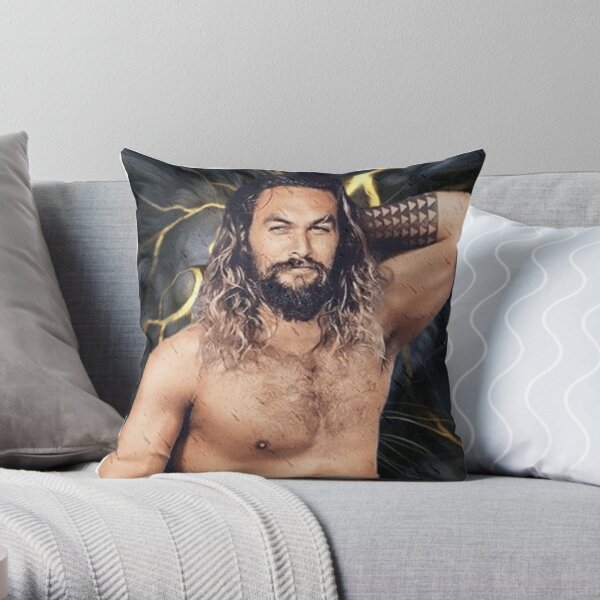 Jason Momoa Throw Pillow