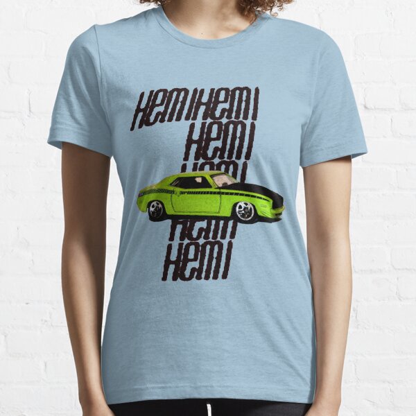 Hurst Hemi Under Glass T-Shirt Mopar Muscle Car Apparel Cuda Automotive Shirt 
