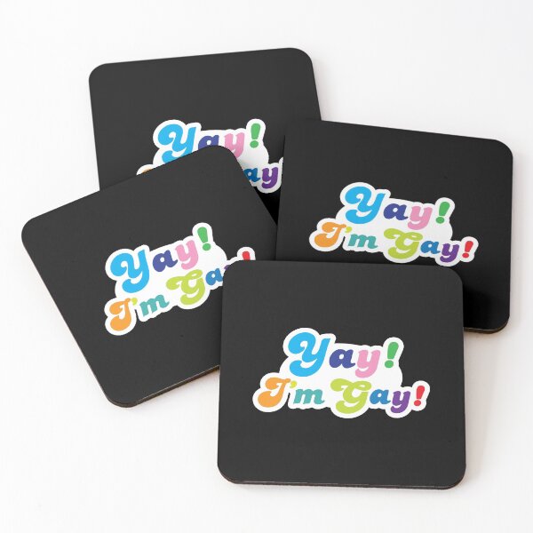 Item preview, Yay! I'm GAY! in cute rainbow designed and sold by jazzydevil.