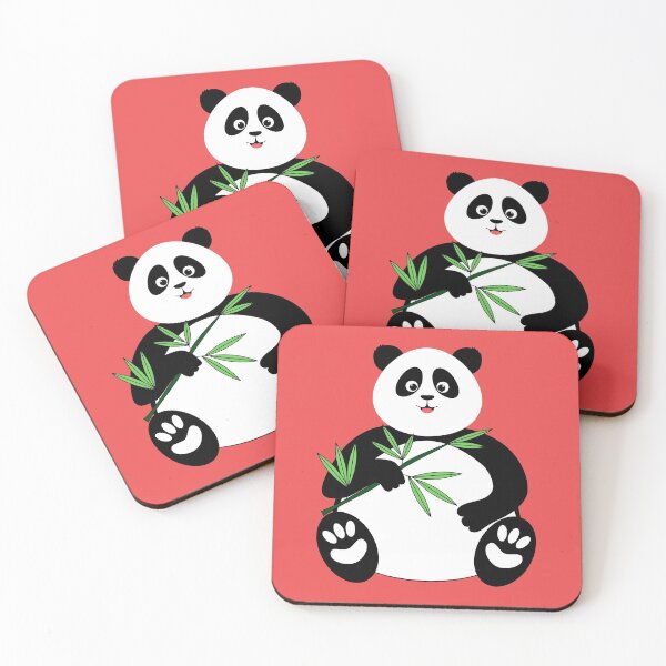 Item preview, Cute Panda eating Bamboo designed and sold by mrhighsky.