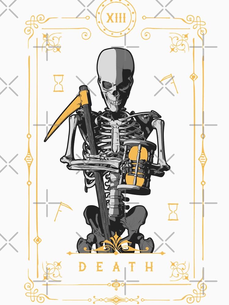 death tarot card t shirt
