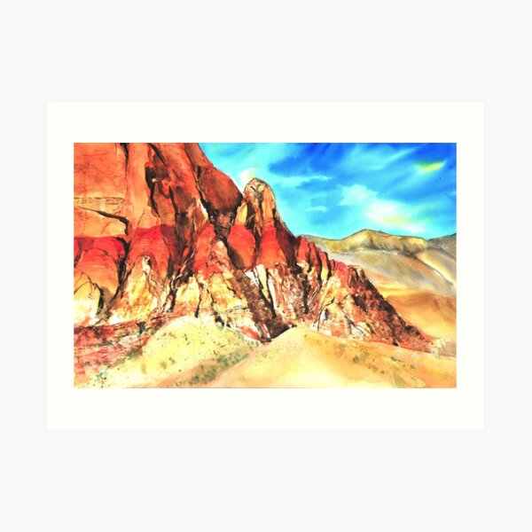 Red Rock Art Print
