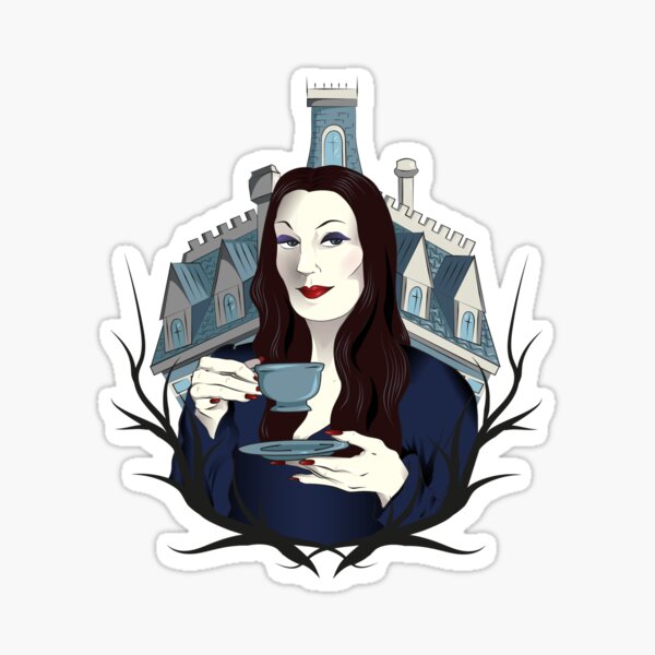 Morticia Addams Sticker