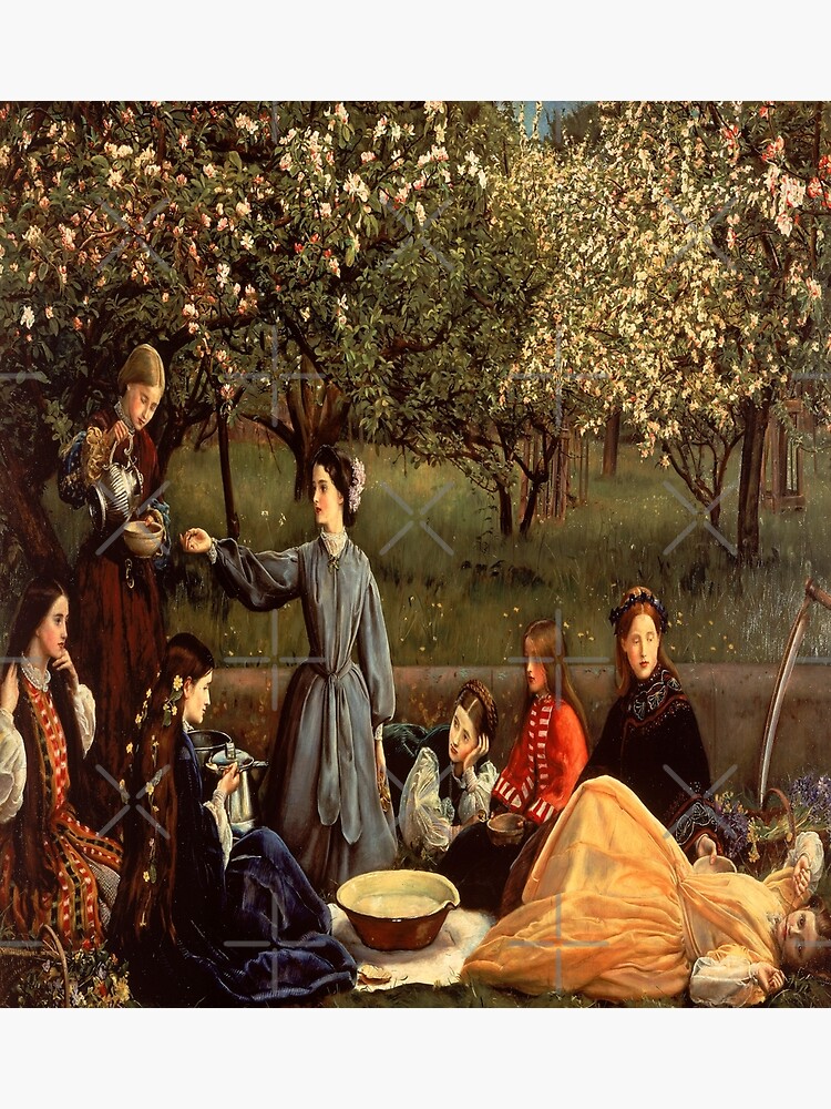 "Apple BlossomsJohn Everett Millais" Canvas Print by
