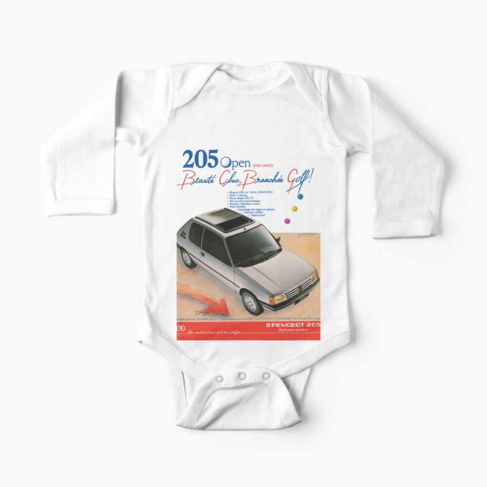 Peugeot 5 Baby One Piece By Throwbackmotors Redbubble