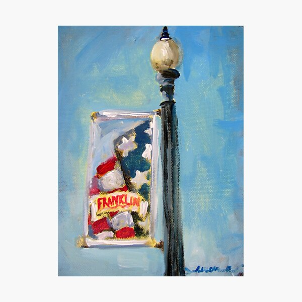 Banners of Franklin - Summer Photographic Print