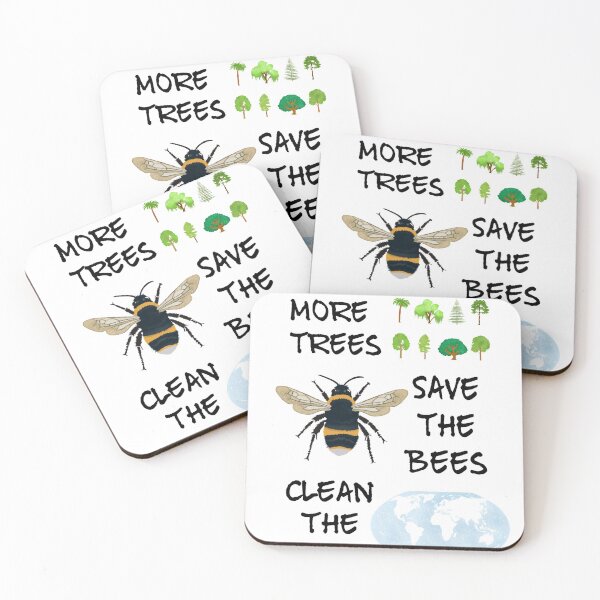 Item preview, Plant More Trees, Save Thee Bees, Clean The Seas designed and sold by FilthyAnnaMalle.
