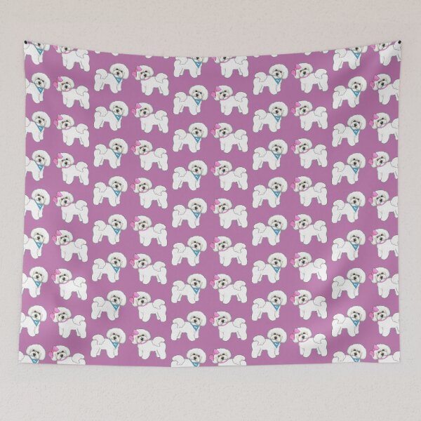 Item preview, Bichon Pair on purple designed and sold by MagentaRose.