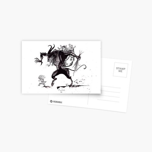 Merry Christmas, Krampus! Postcard