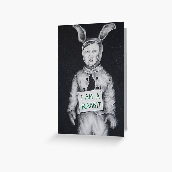 I am a Rabbit Greeting Card
