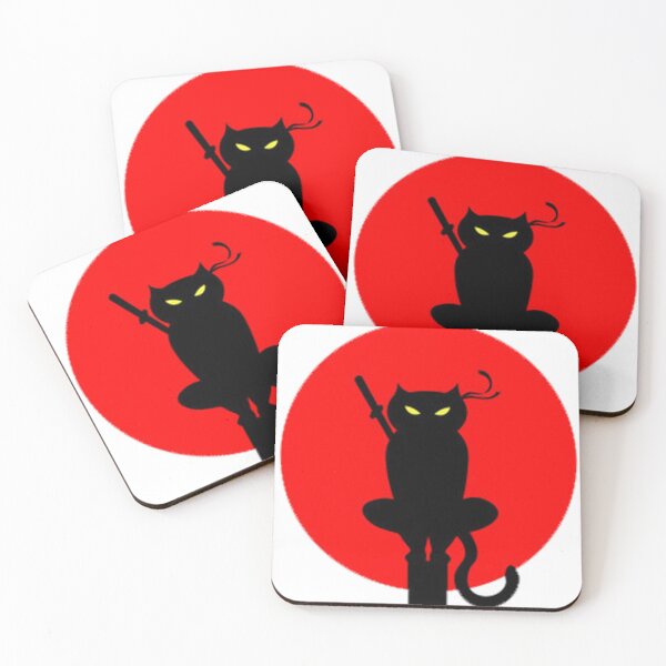 Aperçu de l'œuvre Chat ninja créée et vendue par SerpentSkyArts.