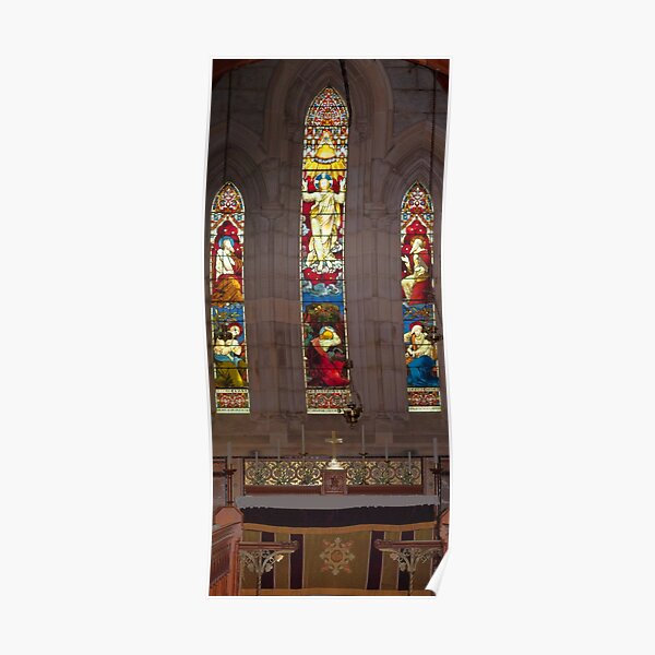 Stained Glass Window Poster