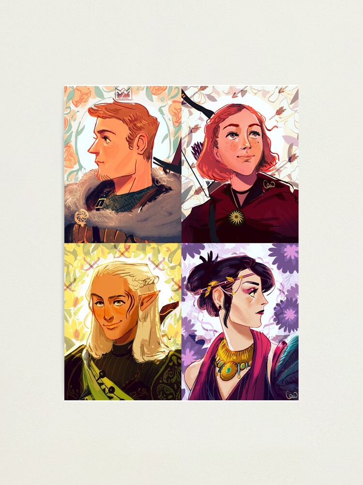 dragon age: origins - romanceable companions Photographic Print for Sale  by kalidels