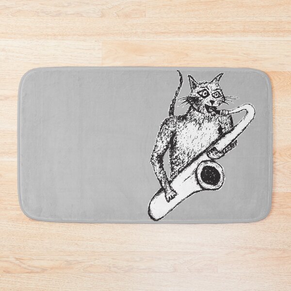 Item preview, Saxy Cat Saxophone Kitty designed and sold by amanda metalcat dodds.