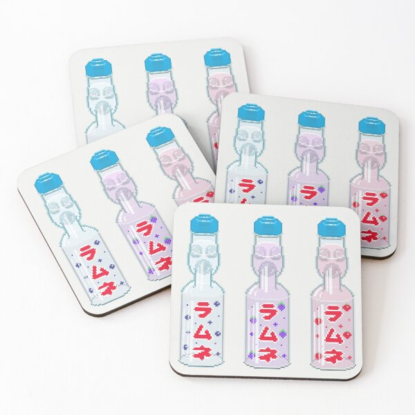 Item preview, Pixel Ramune, Grape and Strawberry Soda -  (ラムネ) designed and sold by Tannmo.