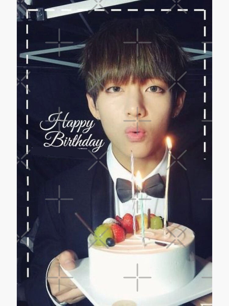 Carte De Vœux Carte De Joyeux Anniversaire Bts Kpop Bangtan 3 Par Michiyo Goods Redbubble