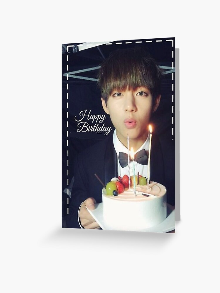 Carte De Vœux Carte De Joyeux Anniversaire Bts Kpop Bangtan 3 Par Michiyo Goods Redbubble