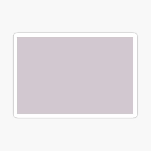 Periwinkle Pastel Purple Solid Color Pairs With Behr Paint's 2020 Forecast Trending Color Dusty Lilac N110-1 Sticker
