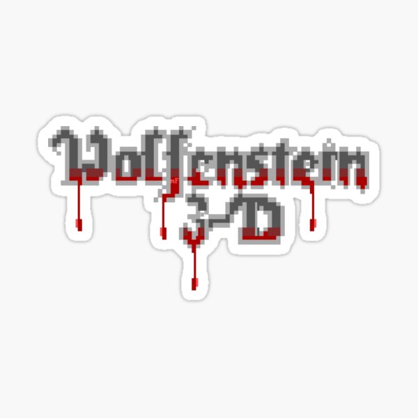 WoLFeNSTeiN 3-D Sticker
