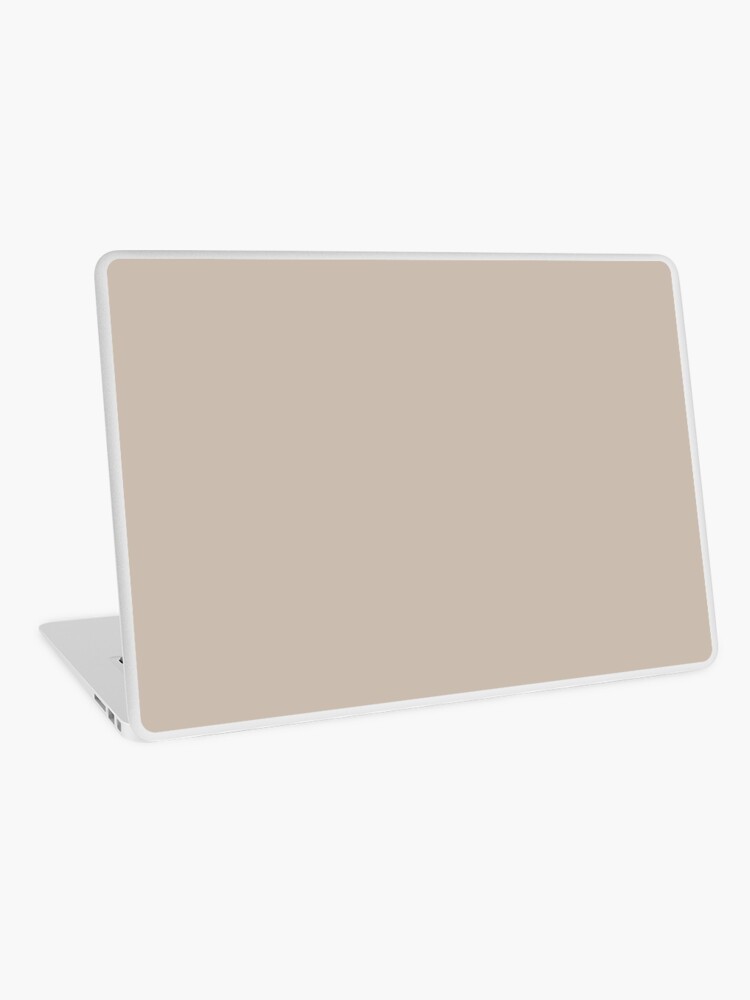 Soft Twill Brown Solid Color Pairs With Behr Paint S 2020 Forecast Trending Color Creamy Mushroom Ppu5 13 Laptop Skin By Simplysolid Redbubble