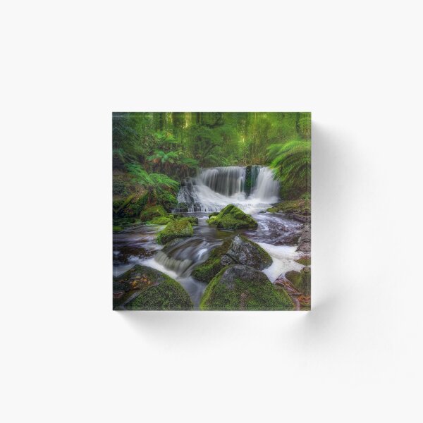 Horseshoe Falls, Tasmania Acrylic Block
