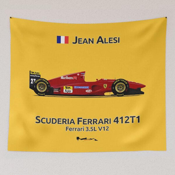 Item preview, Jean Alesi - 412T1 designed and sold by JageOwen.