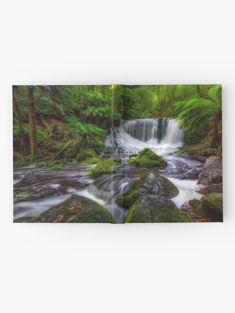 Alternate view of Horseshoe Falls, Tasmania Hardcover Journal